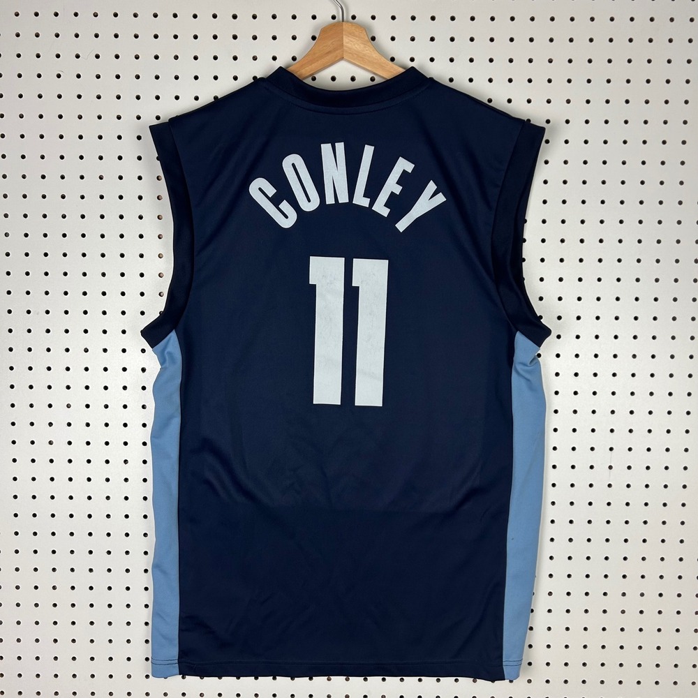Mike Conley Adidas‎ Mens Medium Memphis Grizzlies 11 NBA Jersey Blue Sleeveless